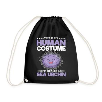 C’est mon costume humain je suis vraiment - Sac de sport léger - noir - Devant