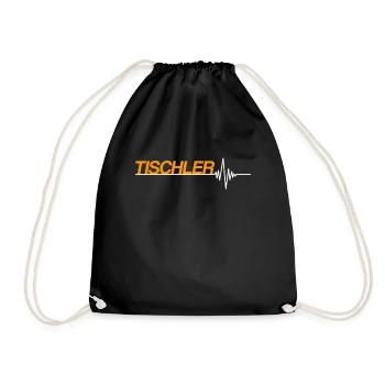 Tischler - Turnbeutel - Schwarz - Vorne