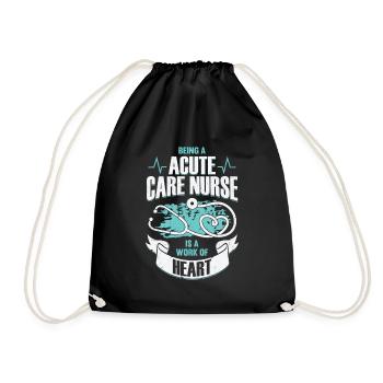 Intensive Care Intensive Care Gift - Drawstring Bag - black - Front