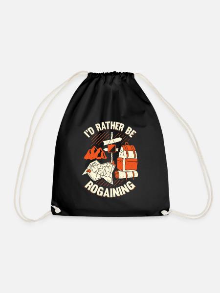 Course d’orientation Sport Rogaining Rogaine Cadeau - Sac de sport léger - noir