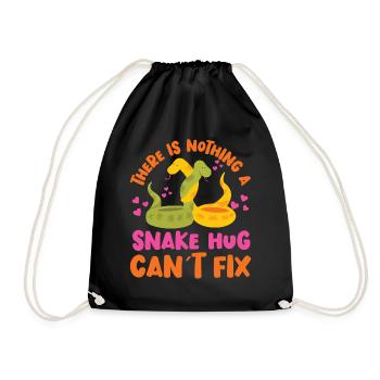 Snake Serpent There Is Nothing A - Drawstring Bag - black - Front