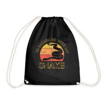 Serpent Serpent Rétro Vintage J’aurais - Sac de sport léger - noir - Devant