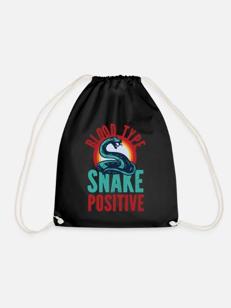 Serpent Serpent De Type Sanguin Serpent - Sac de sport léger - noir