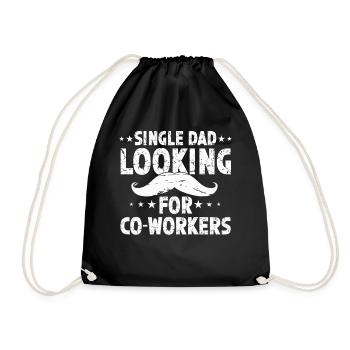 Père célibataire Addiction Fellow Campaigner Père monoparental - Sac de sport léger - noir - Devant