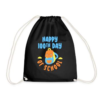 Happy 100 School Day Team 100 Days Sweet - Sac de sport léger - noir - Devant