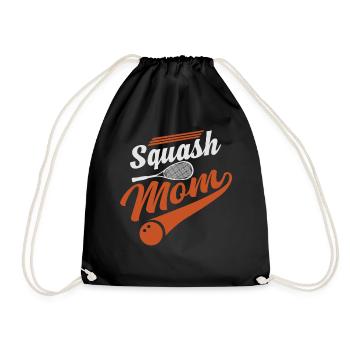 Cool Squash Maman Joueur de Squash Maman - Sac de sport léger - noir - Devant