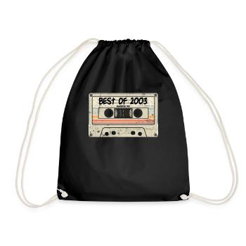 Le meilleur de la cassette retro tape de 2002 - Sac de sport léger - noir - Devant