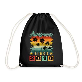 Génial depuis 2010 - Sac de sport léger - noir - Devant