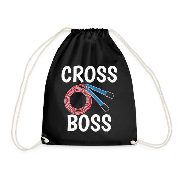 Saut à la corde pour le fitness roping - Sac de sport léger - noir - Devant