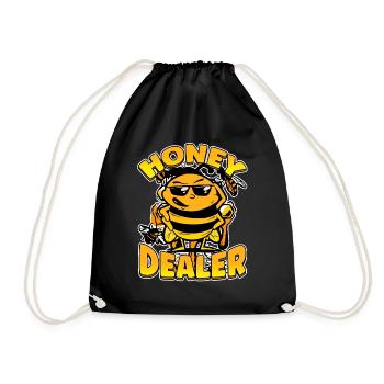 Marchand de miel Apiculteur Abeille Murmure Abeilles Abeilles Abeilles Abeille - Sac de sport léger - noir - Devant