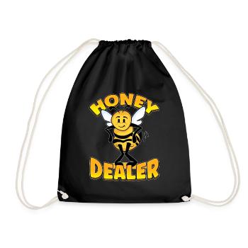 Marchand de miel Apiculteur Abeille Murmure Abeilles Abeilles Abeilles Abeille - Sac de sport léger - noir - Devant