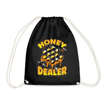 Marchand de miel Apiculteur Abeille Murmure Abeilles Abeilles Abeilles Abeille - Sac de sport léger - noir - Devant