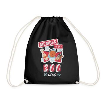 Membre de Bowling Design du 300 Club Retro Bowler - Sac de sport léger - noir - Devant