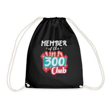 Membre de Bowling Design du 300 Club Retro Bowler - Sac de sport léger - noir - Devant