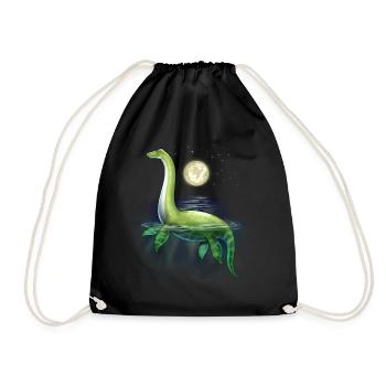 Loch Ness Monster - Drawstring Bag - black - Front