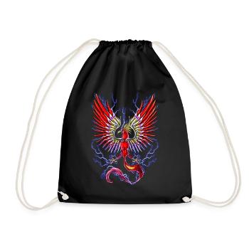 Oiseau-tonnerre mythique cryptide - Sac de sport léger - noir - Devant