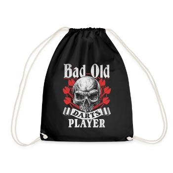 Jouer aux fléchettes Jeu de fléchettes Je suis un méchant - Sac de sport léger - noir - Devant