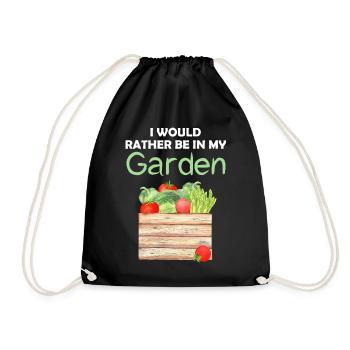 Jardin Drôle de dicton Jardinier amateur Idée cadeau - Sac de sport léger - noir - Devant