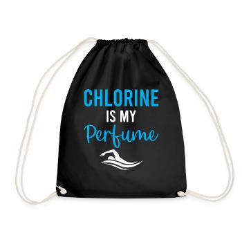 Water Polo - Chlorine Is My Perfume - Watersport - Drawstring Bag - black - Front