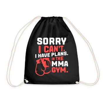 J’ai des plans dans mon gymnase Désolé l’équipe - Sac de sport léger - noir - Devant