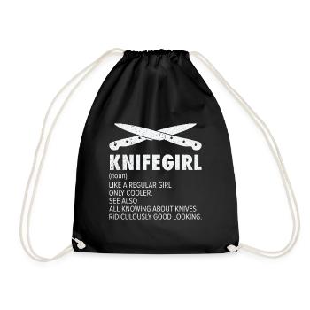 Couteau Auto Forgeron Damascus Steel - Sac de sport léger - noir - Devant