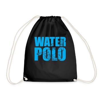 Watersport - Water Polo - Turnbeutel - Schwarz - Vorne