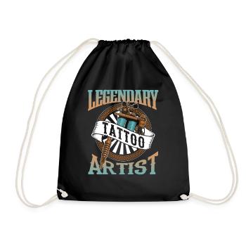 Tatouage légendaire Tattoo Artist Tattoo - Sac de sport léger - noir - Devant