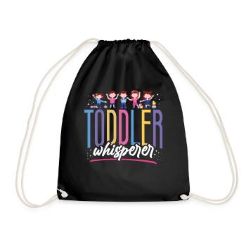 Childcare Daycare Provider Teacher - Drawstring Bag - black - Front