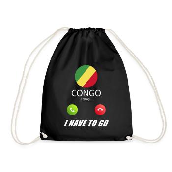 Le Congo qualifie de slogan les drapeaux lusiger - Sac de sport léger - noir - Devant