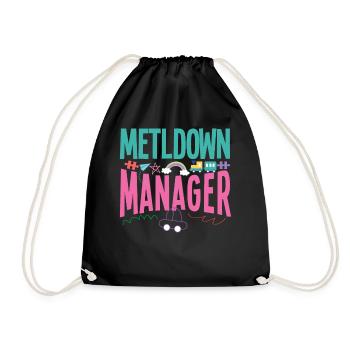 Childcare Daycare Provider Teacher - Drawstring Bag - black - Front