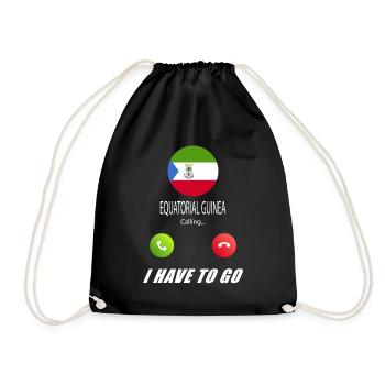 La Guinée équatoriale appelle aux drapeaux Lusiger en disant - Sac de sport léger - noir - Devant