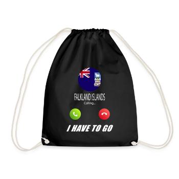 Les îles Falkland appellent les drapeaux lusiger sorts - Sac de sport léger - noir - Devant
