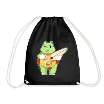 Ciseaux de coiffeur Tortue - Sac de sport léger - noir - Devant