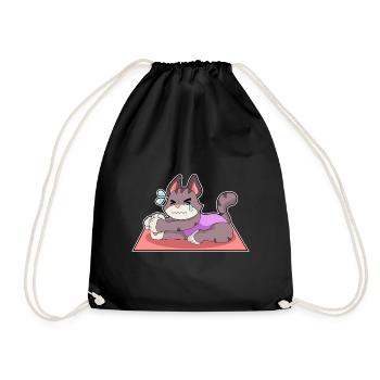 Gymnastique de fitness yoga pour chats - Sac de sport léger - noir - Devant