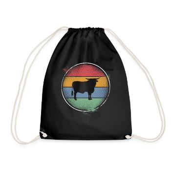 Vache - Sac de sport léger - noir - Devant