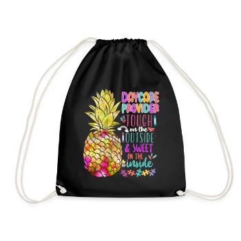 Childcare Daycare Provider Teacher - Drawstring Bag - black - Front