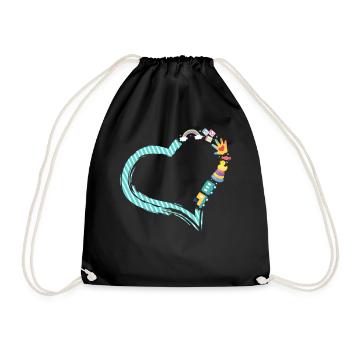 Childcare Daycare Provider Teacher - Drawstring Bag - black - Front