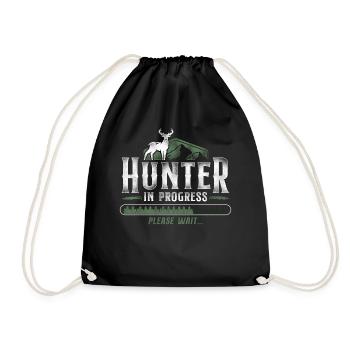 Buck Deer Hunting Hunter Vintage - Sac de sport léger - noir - Devant