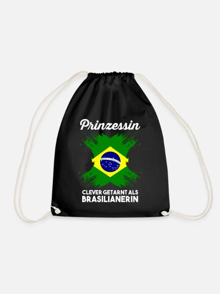 Prinzessin Brasilianer Brasilianisches Brasilien - Turnbeutel - Schwarz