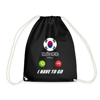 La Corée du Sud qualifie de slogan les drapeaux lusiger - Sac de sport léger - noir - Devant