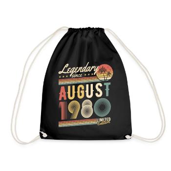 Legendary Since August 1980 Limited Edition - Drawstring Bag - black - Front