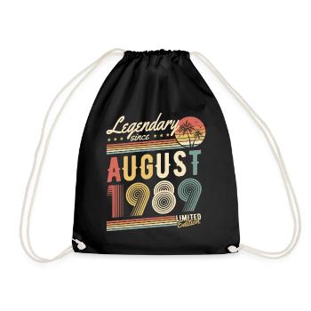 Légendaire depuis août 1989 Édition limitée - Sac de sport léger - noir - Devant