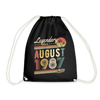 Légendaire depuis août 1987 Édition limitée - Sac de sport léger - noir - Devant