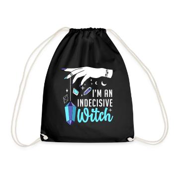 Witch Pendulum Divination Fortune Tellers - Drawstring Bag - black - Front
