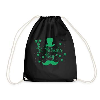 Saint-Patrick Irlande Irlande Gaélique - Sac de sport léger - noir - Devant