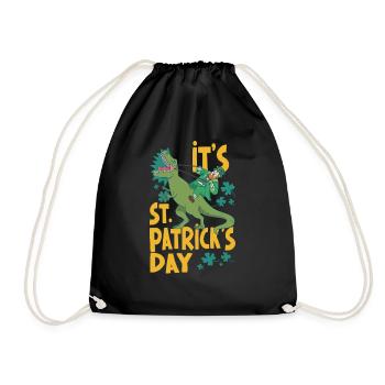 Aujourd’hui, c’est la Saint-Patrick irlandaise irlandaise - Sac de sport léger - noir - Devant