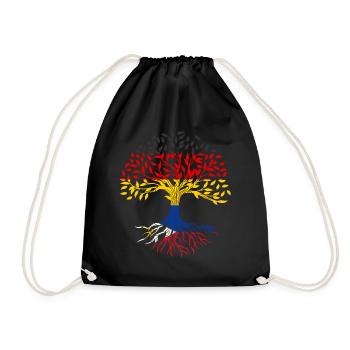 Roots Tree Allemagne Philippines - Sac de sport léger - noir - Devant