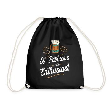 Amoureux de la Saint-Patrick Irlandais Irlande Irlandais - Sac de sport léger - noir - Devant