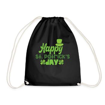 Tout le meilleur À la Saint-Patrick Gaélique Irlande Irlandais - Sac de sport léger - noir - Devant