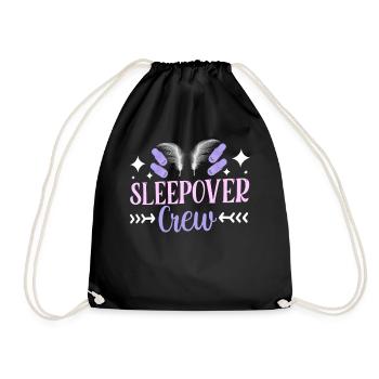 Nuit en équipe Nuitée Fête de nuit - Sac de sport léger - noir - Devant